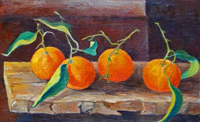 Fruit on a Shelf by Cristiana Angelini
